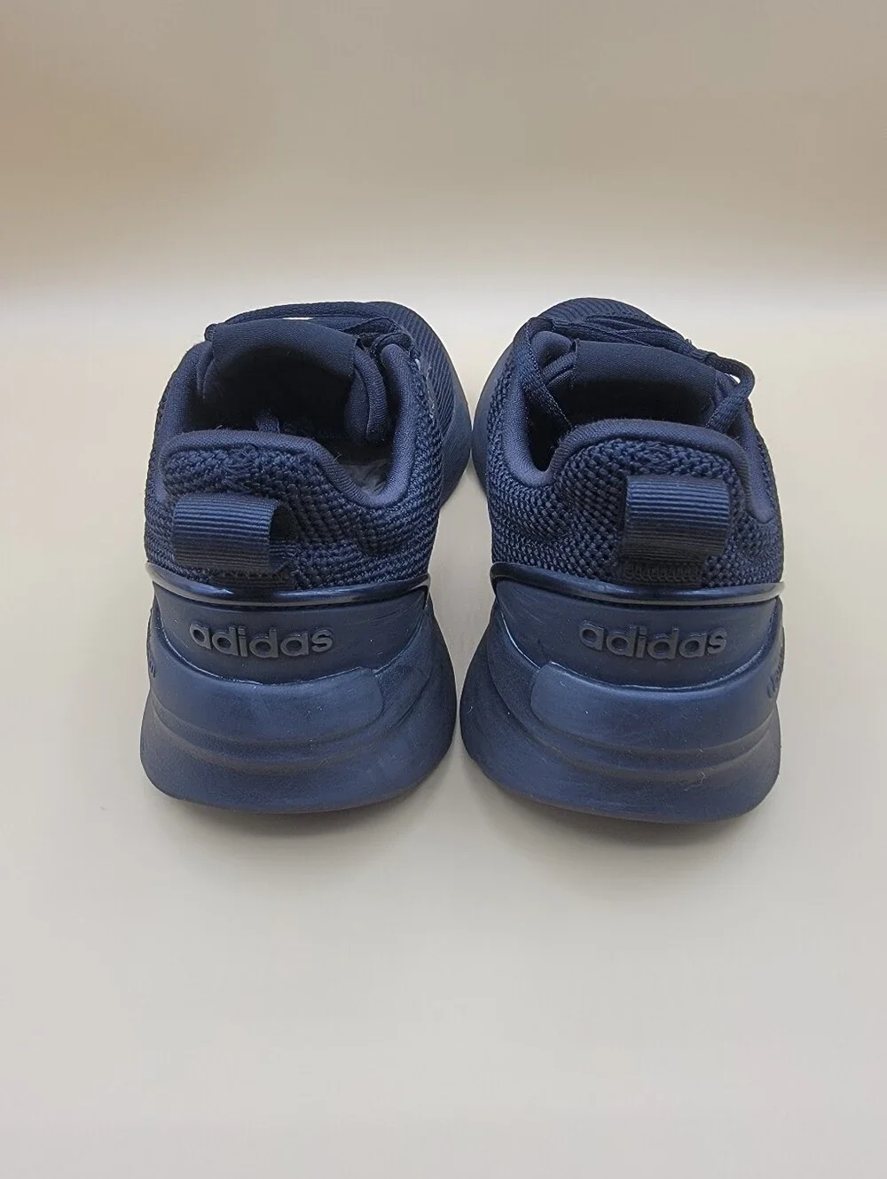 Adidas Racer TR21 Little Kids Shoes Size 1.5 Black Boys Girls Cloudfoam Running